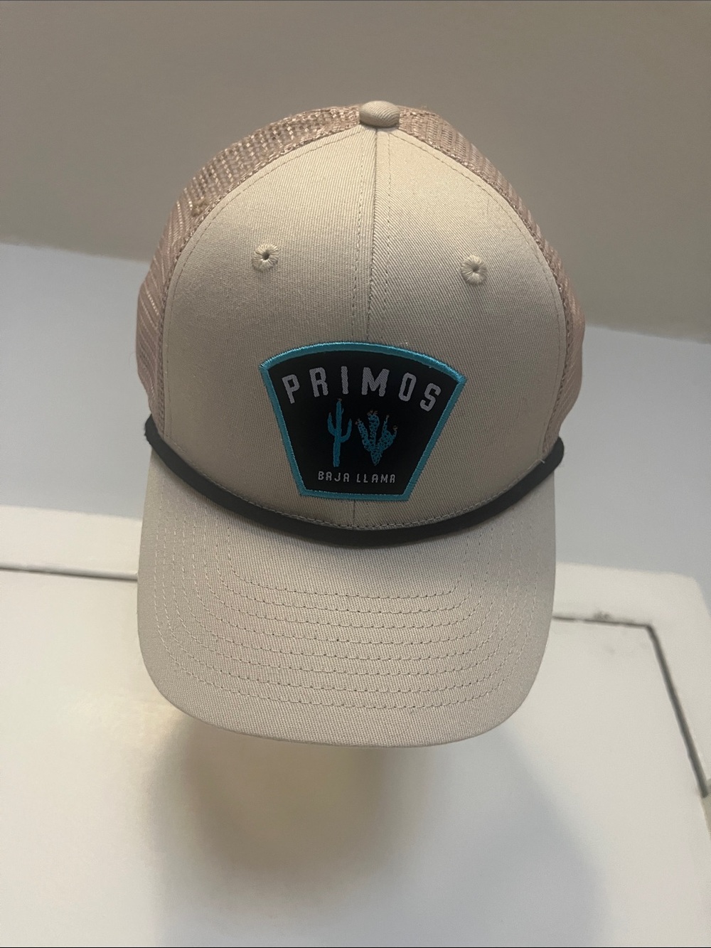 Primos Baja Llama Beige Trucker Hat